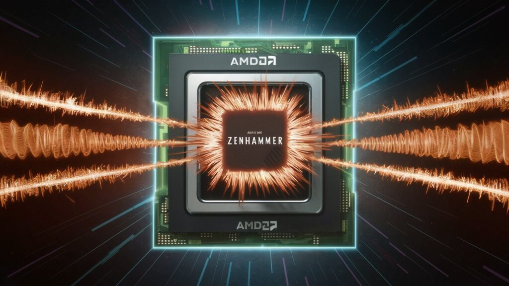 On AMD CPUs, a novel ZenHammer attack circumvents Rowhammer resistance.