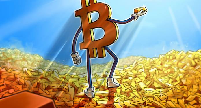 On the same day, both bitcoin and gold set new price records.