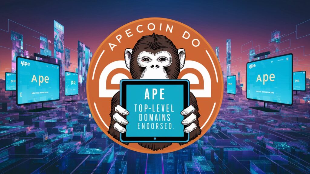 The ApeCoin DAO endorses.APE top-level domains.